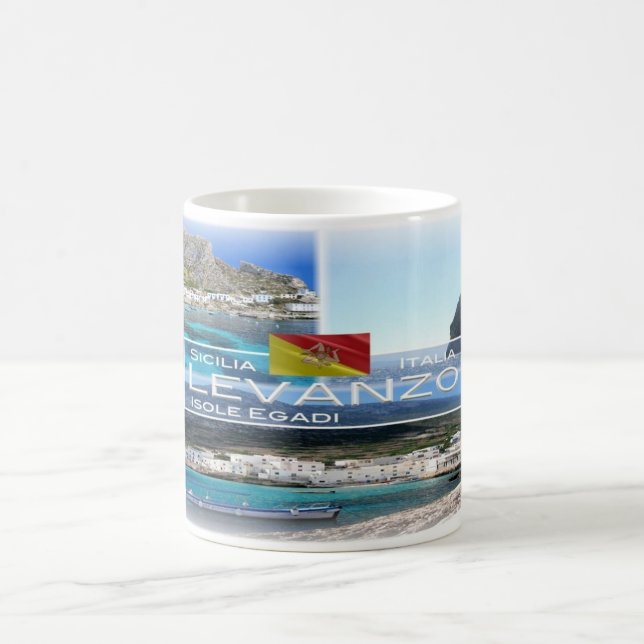 IT Italia - Sicilia - Isola di Levanzo - Coffee Mug (Center)