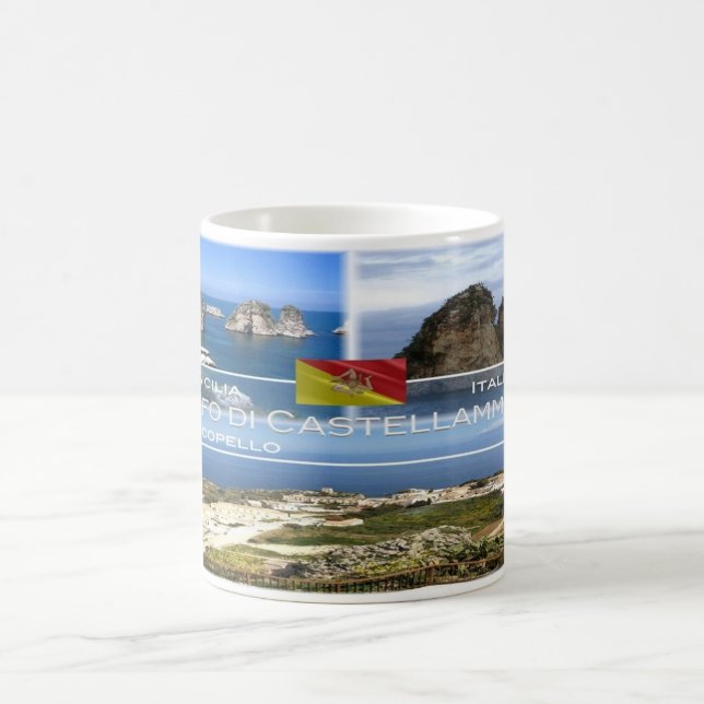 IT  Italia - Sicilia -Scopello - Coffee Mug (Center)