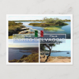 IT Italy - Apulia - Porto Selvaggio - Postcard