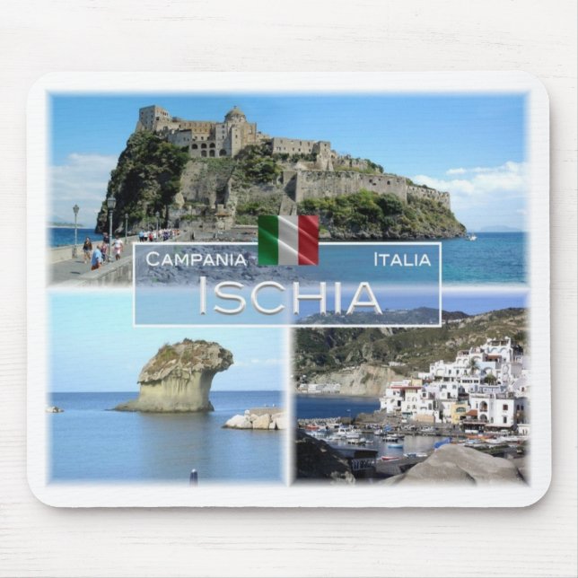 IT Italy - Campania - Isola d'Ischia - Mouse Pad (Front)