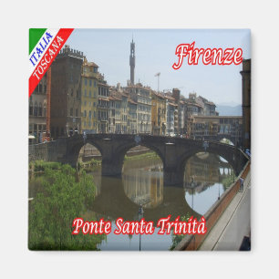 IT - Italy Florence Bridge Ponte Santa Trinità Magnet