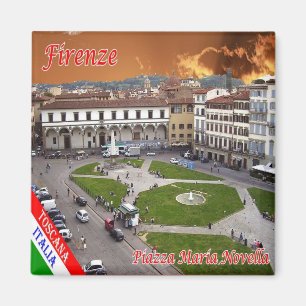 IT - Italy - Florence - Piazza Maria Novella Magnet