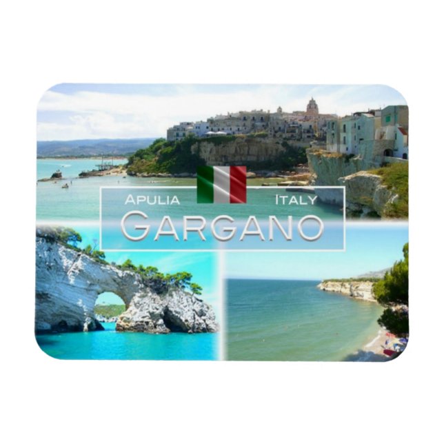 IT Italy - Gargano - Vieste - Magnet (Horizontal)