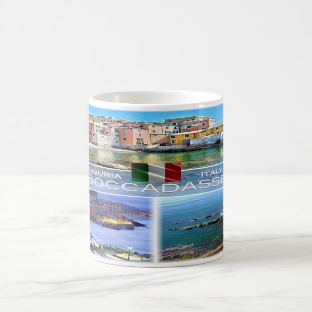 IT Italy -  Liguria -   Boccadasse - Coffee Mug (Center)