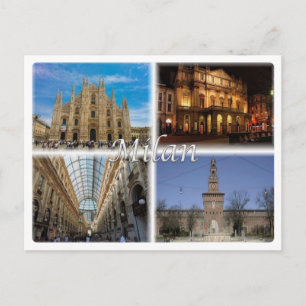 IT Italy - Milan Milano - Lombardy - Postcard