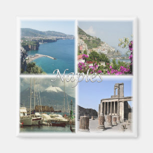 IT * Italy - Naples Sorrento Pompei Amalfi Italy Magnet