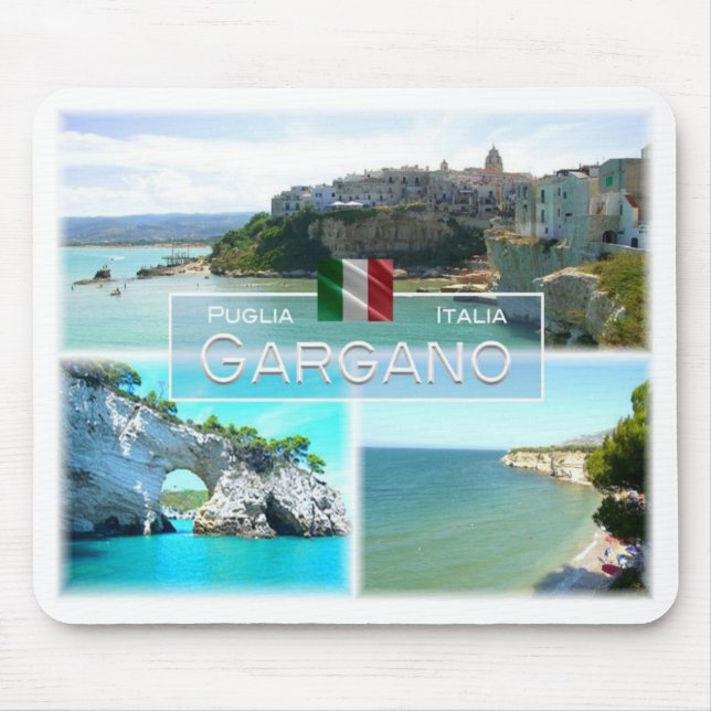 IT Italy - Puglia - Gargano - Mouse Pad (Front)