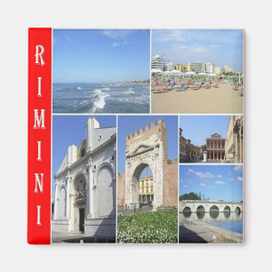 IT - Italy - Rimini - Collage Mosaic Magnet