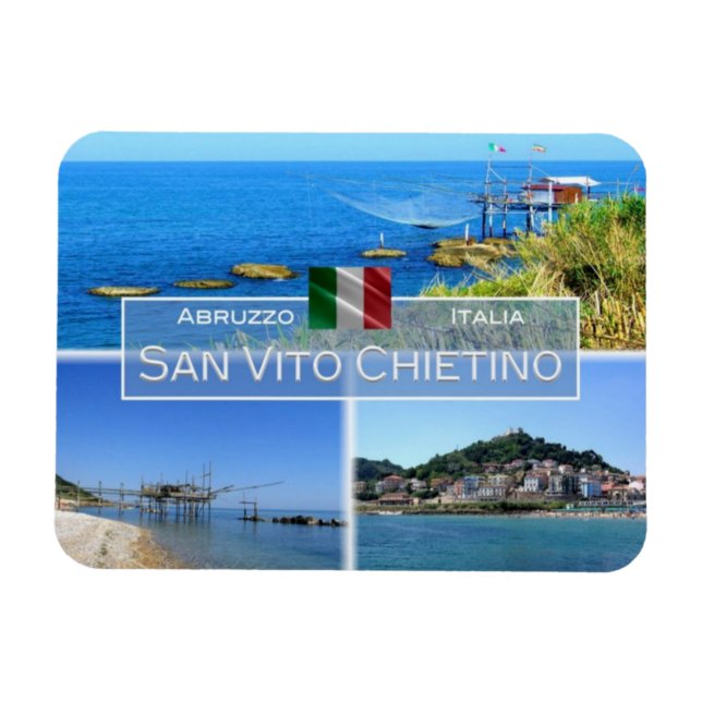 IT Italy - San Vito Chietino - San Vito Marina - Magnet (Horizontal)
