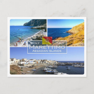 IT Italy - Sicily - Marettimo Island - Aegadian - Postcard