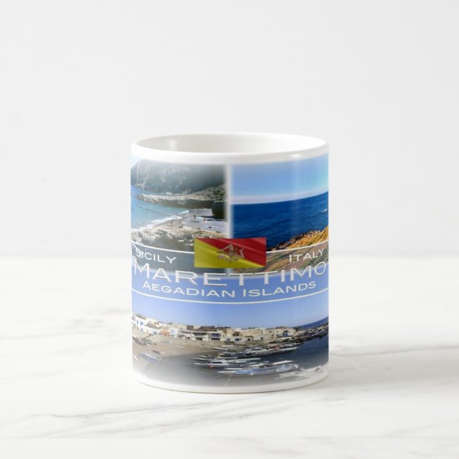 IT Italy - Sicily - Marettimo Island - Coffee Mug (Center)