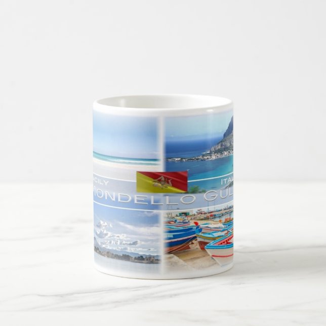 IT Italy -  Sicily - Mondello Gulf - Coffee Mug (Center)