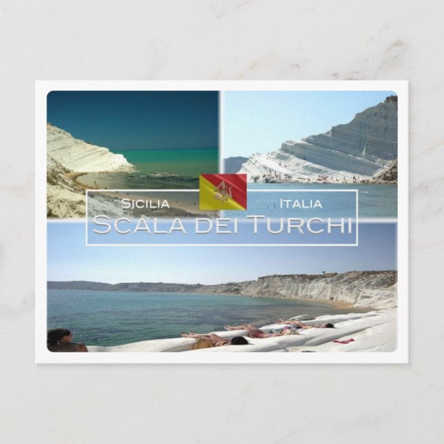 IT Italy - Sicily - Scala dei Turchi - Postcard (Front)