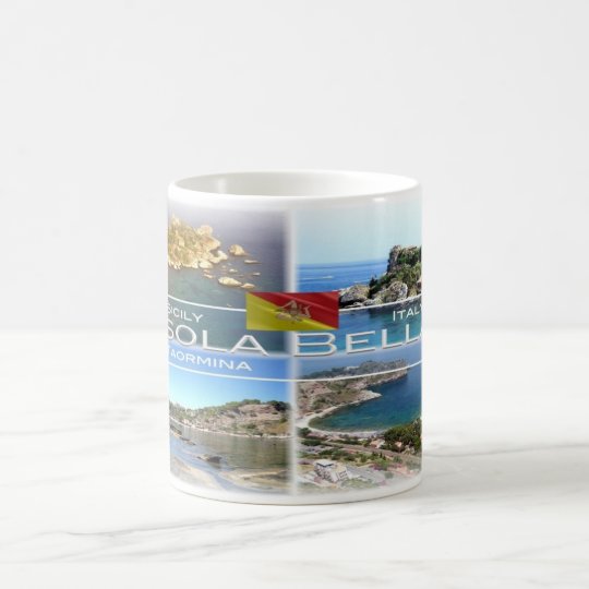 IT Italy - Sicily - Taormina - Isola Bella - Coffee Mug