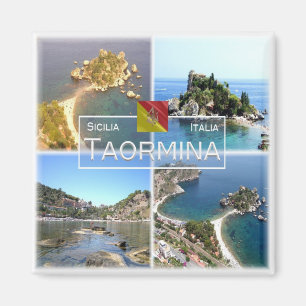 IT Italy # - Sicily - Taormina - Isola Bella - Magnet