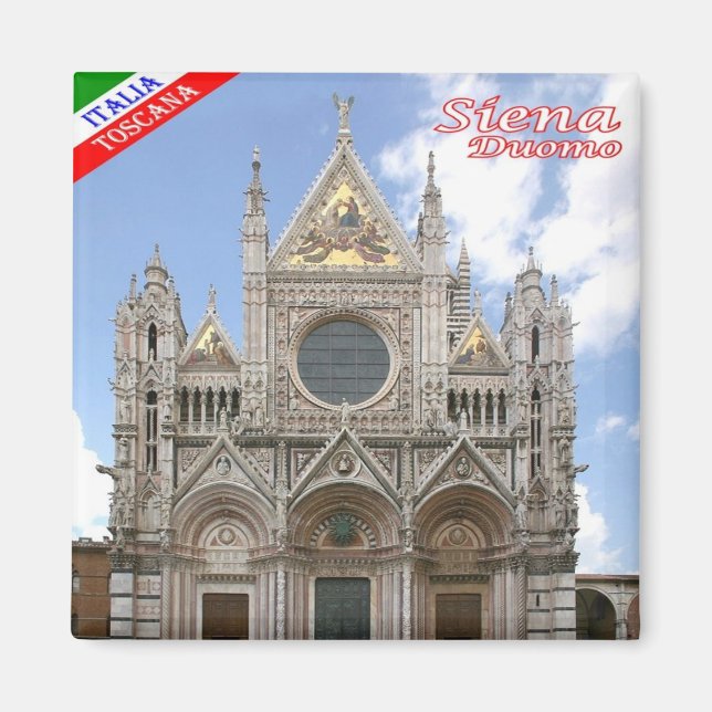 IT - Italy - Siena - The Cathedral Magnet (Front)
