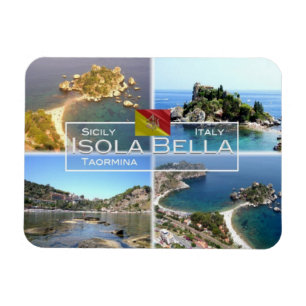 IT Italy -  Taormina - Isola Bella - Magnet