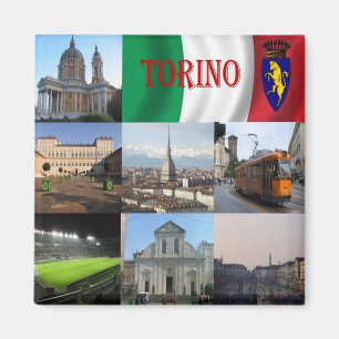 IT - Italy - Turin - Collage Mosaic Magnet