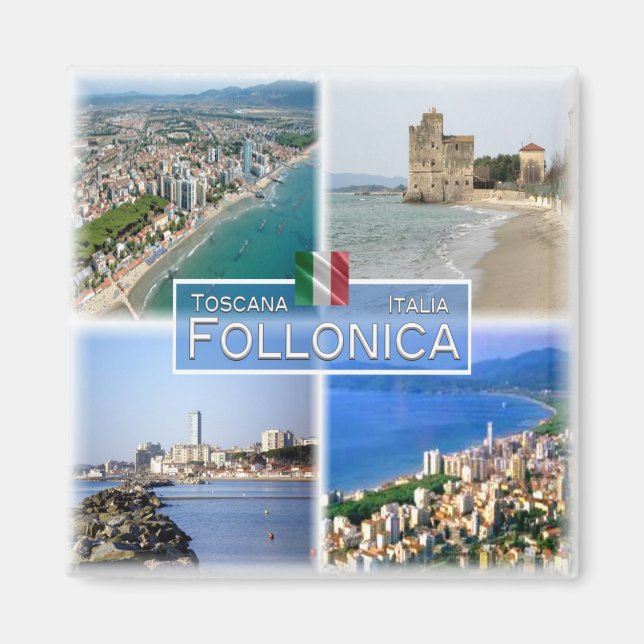 IT Italy # Tuscany - Follonica - pot pourri Magnet (Front)