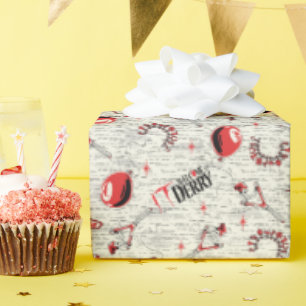 IT Kids Toys Pattern Wrapping Paper