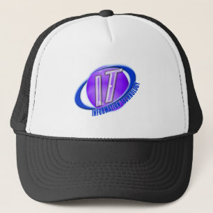 IT LOGO ORB/SWOOSH INFORMATION TECHNOLOGY TRUCKER HAT
