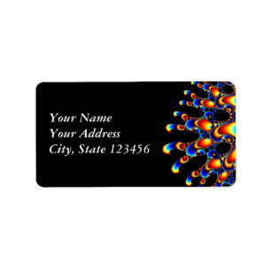 It - Mandelbrot Fractal Art Label
