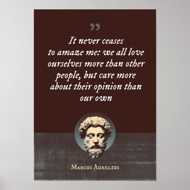 It never ceases to amaze me: we all love ourselves poster (Front)