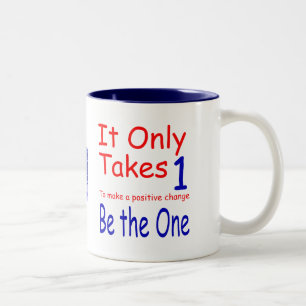 It Only Takes One Two-Tone Mug