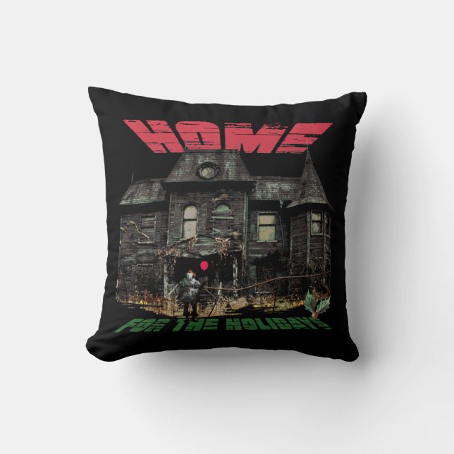 IT | Pennywise - Home for the Holidays Throw Pillow (Front)
