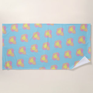 IT   Pennywise Pastel Head Pattern Beach Towel