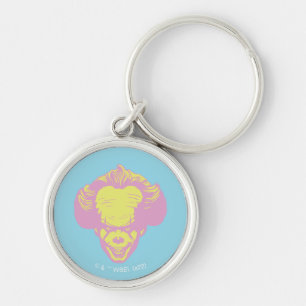 IT   Pennywise Pastel Head Pattern Keychain