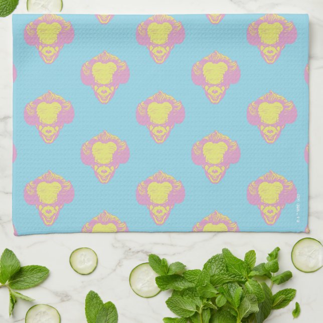 IT | Pennywise Pastel Head Pattern Kitchen Towel (Folded)