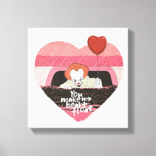 IT   Pennywise - You Make My Heart Float Canvas Print