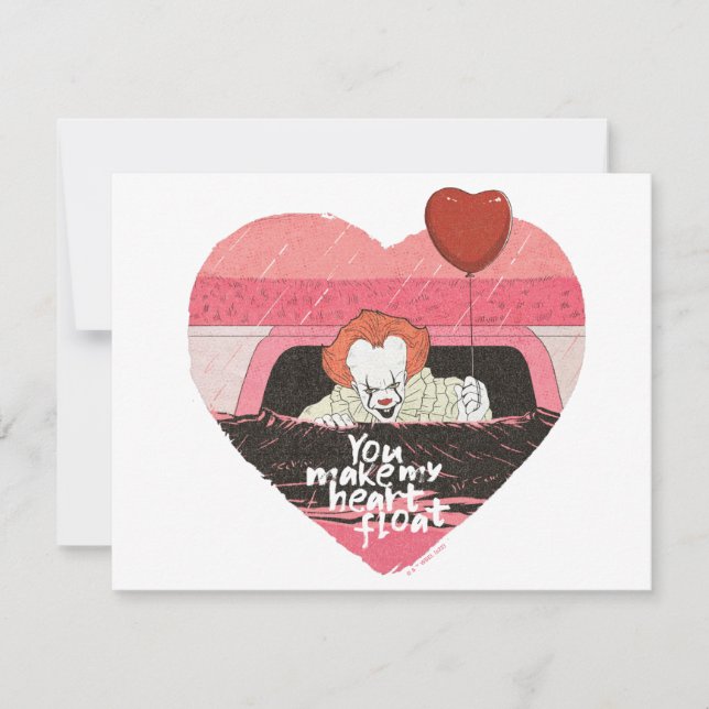 IT | Pennywise - You Make My Heart Float Card (Front)