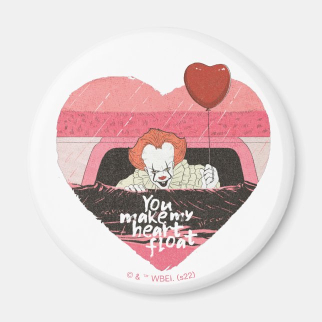 IT | Pennywise - You Make My Heart Float Magnet (Front)