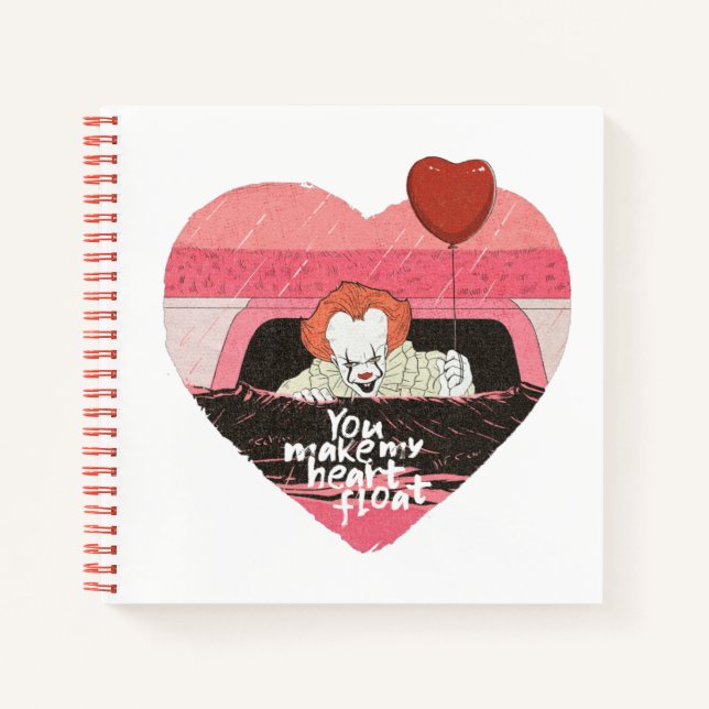 IT | Pennywise - You Make My Heart Float Notebook (Front)