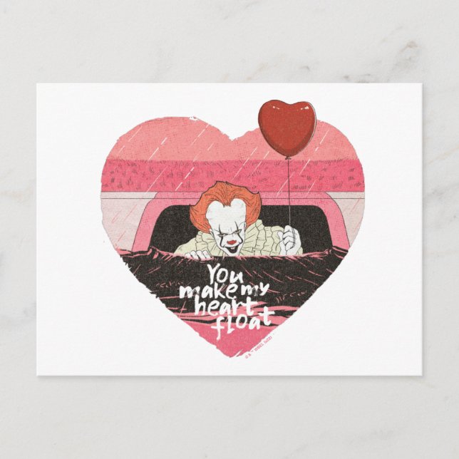 IT | Pennywise - You Make My Heart Float Postcard (Front)