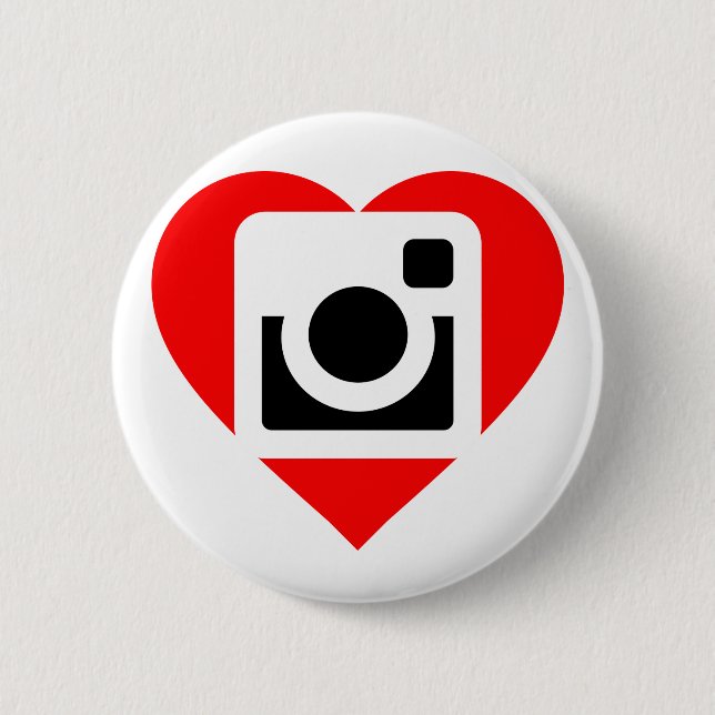 It plates Instagram Lover 2 Inch Round Button (Front)