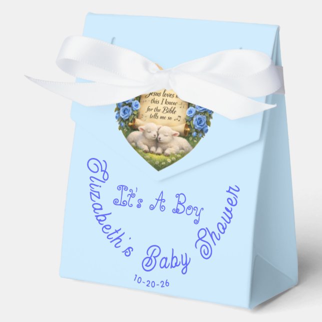 It’s a Boy Baby Shower Favour Box (Front)
