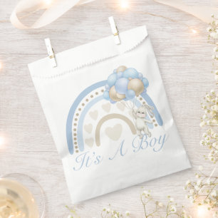 It’s a Boy Blue Pastel Rainbow Baby Shower Favour Bag