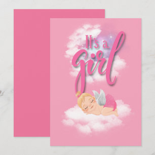 It’s a girl baby Announcement Card