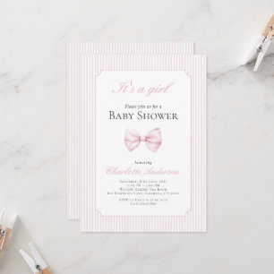 It’s a Girl Baby Shower Invitation