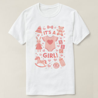 It’s a Girl – Modern Celebration Women’s T‑Shirt T-Shirt