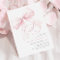 It’s a Girl Pink Bow Baby Shower