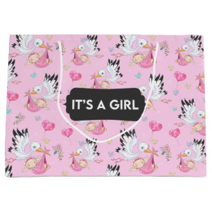 It’s a Girl Stork Baby Gift Bag