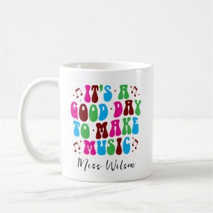 It’s a Good Day to Make Music Retro Coffee Mug
