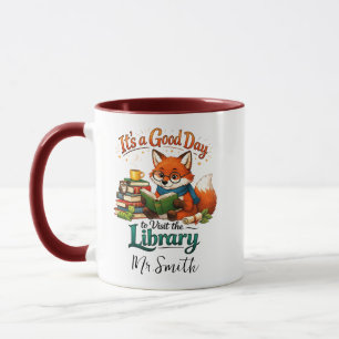 It’s a Good Day to Visit the Library   Personalize Mug