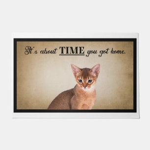 It’s About Time You Got Home American Cat Doormat