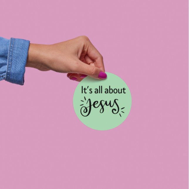It’s All About Jesus – Christmas Sticker #05 (Créateur téléchargé)