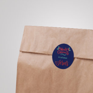 It’s All About Jesus – Christmas Sticker #12